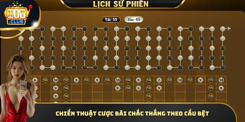 Chiến thuật cược bài chắc thắng theo cầu bệt